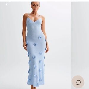 Meshski SUKI maxi dress with flowers